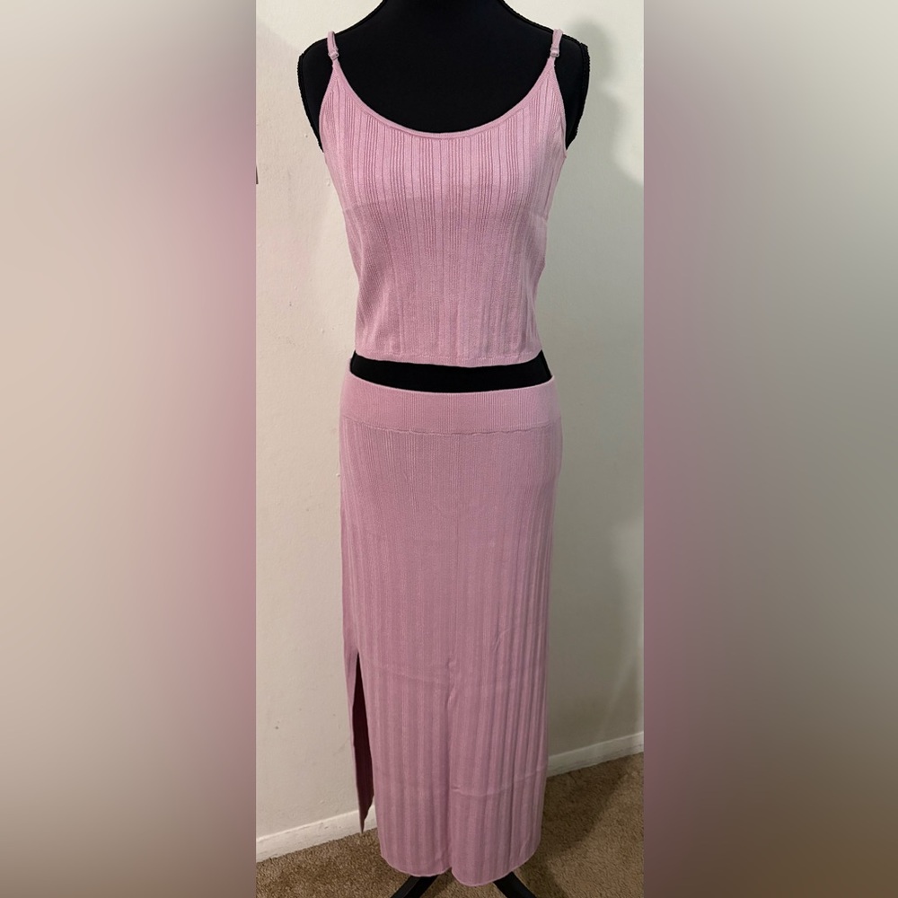 Abercrombie & Fitch Pink top and long skirt